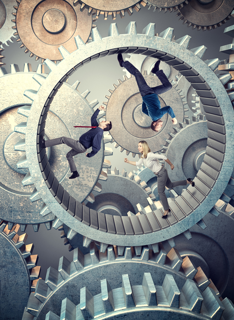 Symbolbild Räderwerk